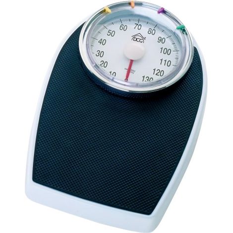 Báscula mecánica robusta 136 kg con cuadrante grande y antideslizante