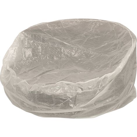 Abdeckhaube für Liegeinsel bis 190cm Durchmesser, PE transparent (1/2)