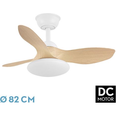 Paramo Ventilatore DC 36W Bianco/Faggio 3 Pale