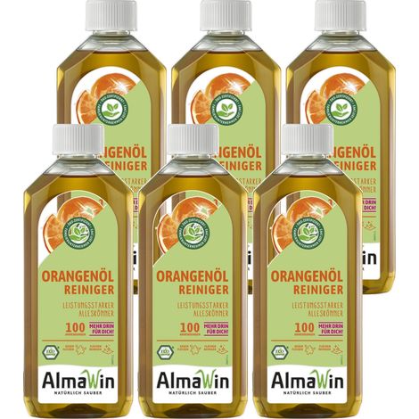 Pulitore olio arancio, 500 ml x 6 Flaschen, detergente concentrato arancia (1/5)