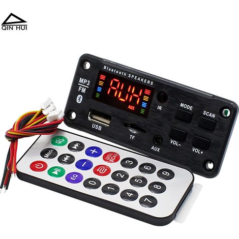 Hochwertige, audiophile Bluetooth 5.0-Audiodecoderkarte (verlustfrei), USB-Stick, TF-Kartenleser, alte Lautsprecher, Verstärker, FM-Radio. (1/4)