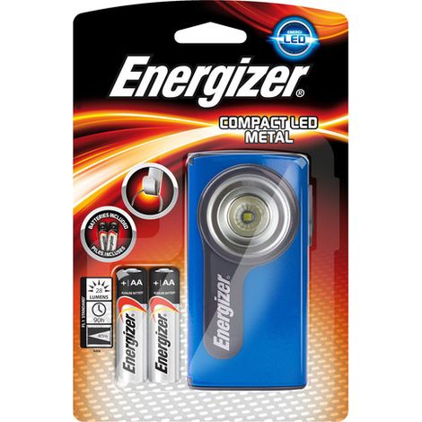 torcia a batteria energizer "compact led" 28 lumen 2aa (1/3)