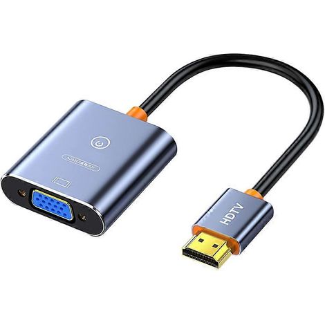 HDMI-auf-VGA-Adapterkabel, HD 1080p Stecker auf VGA Buchse, Digital-Analog-Wandler für Laptop, PC und Fernseher (1/5)