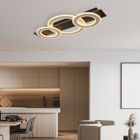 Deckenleuchte Designlampe LED Wohnzimmerlampe Schlafzimmerleuchte L 73 cm