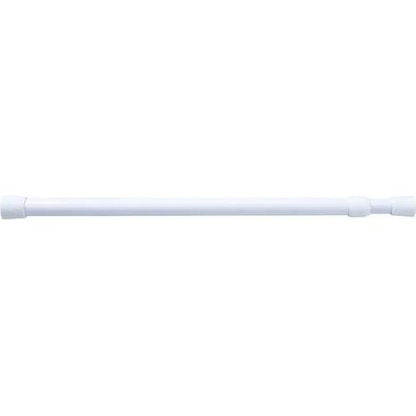 2 pièces , tringle à rideau, tringle télescopique sans trous, tringle à linge, tringle à rideau de douche, extensible jusqu'à 90 cm (1/5)