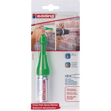 Spray marker per fori 8870 verde neon ugello