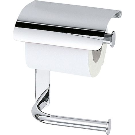 Inda - Doppelrollenhalter mit glänzendem Chromdeckel