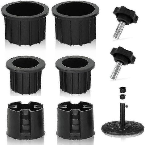 Lot de 8 bouchons et capuchons pour pied de parasol, stabilisateurs pour parasol de terrasse, édition 0923 (1/5)