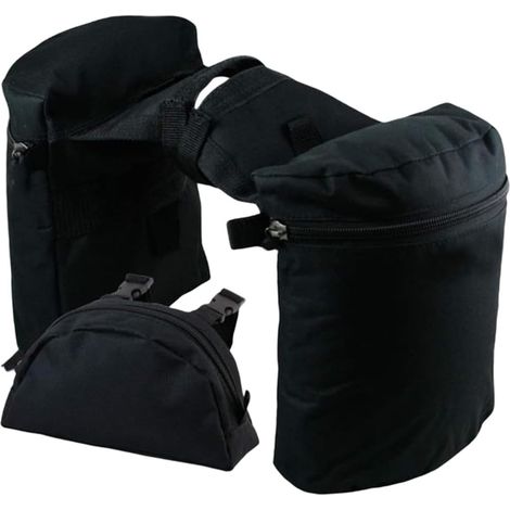 de Selle Équitation Toile Oxford 600D de Selle Équitation(Black) Toile Oxford 600D renforcée, coutures solides, résistant à l'eau et à l'usure, idéal conditions rugged (1/5)