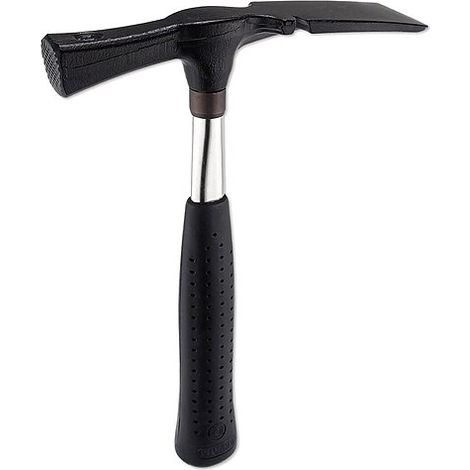 Maurerhammer PICARD - Typ 277 - Berliner Form - mit Stahlrohrstiel und Spezialgriff - 285 mm - 600 g - 0027700