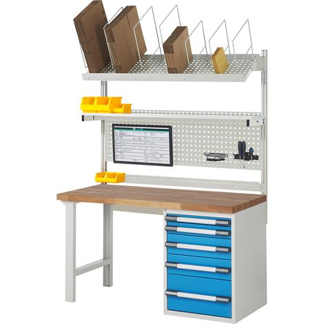 eurokraft pro, Établi avec superstructure série 7000, avec (1/5)