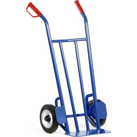 Bako Logistiksysteme Stahlrohr-Stapelkarre 350kg Traglast Rollenlager Vollgummi 250x60mm