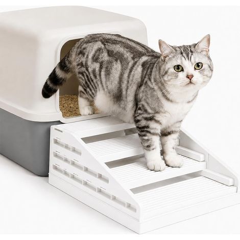 Rampe de litière pour chat - Escalier pour chat - Escalier pour chats âgés (1/5)