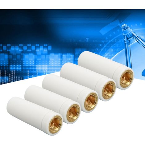 Antenne 2,4 GHz pour pouce, antenne Wi-Fi Bluetooth, antenne à gain pour routeur sans fil, antenne adhésive omnidirectionnelle à gain élevé, blanche. (1/5)