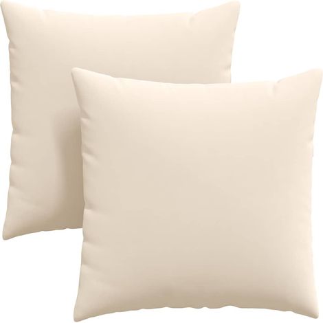 Maison Exclusive - Cuscini da Divano 2 pcs Beige 60 x 60 cm Tessuto