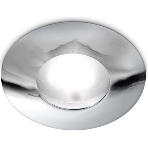 Faretto incasso moderno gea led aurora r gfa371 ip65 gu10 led spot cromo tondo interno esterno