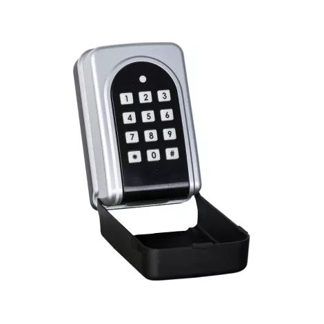GUARDIANKEY - Mini coffre à clé à serrure à combinaison électronique, éclairage intérieur LED, pour installation en intérieur ou en extérieur, 12,7x86x5,5 cm (1/5)