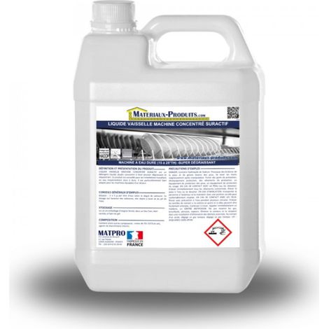 Liquide vaisselle machine concentré suractif - 2 L Jaune clair - MATPRO (1/4)