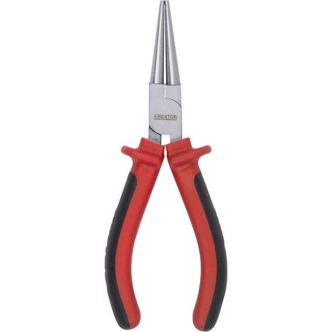 Alicates Kreator round nose pliers cromo vanadio 150 mm (1/2)