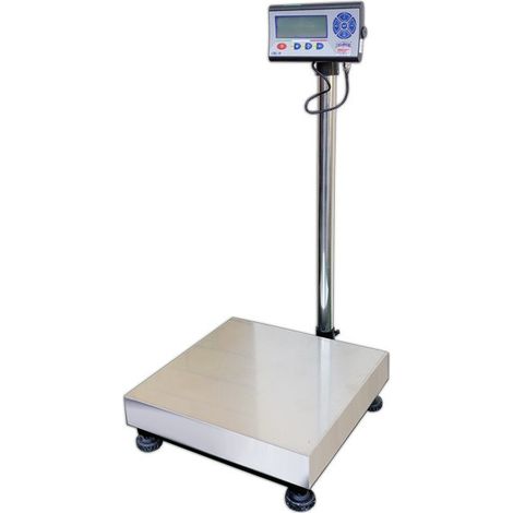 Bilancia Pesa Industriale Monocella Inox 40 x 40 fino a 60 Kg (1/3)