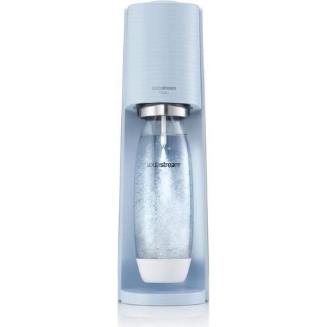 gasatore acqua + bottiglia da 1l + 1 bombola - blu pastello - 1012811333 - sodastream