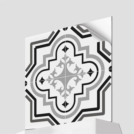 Autocollants De Sol En Carrelage Traditionnels Auto-adhésifs Cuisine Salle De Bain Autocollants De Sol Mats Épaissis Autocollants Imperméables Au Sol Antidérapants 5 Pièces ( Size : 3030CM5PCS) (1/5)