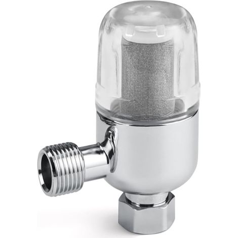 Filtre de douche, filtre pour eau dure, filtre réutilisable avec filetage interne et externe de 1/2 pouce, effet (1/5)