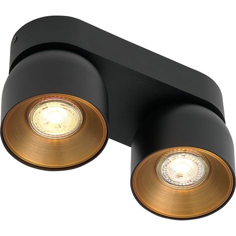Spoterie PITCHER 2- Spot Métal Noir, H.11.6 - IP20 - GU10 /Nordlux Intérieur (1/5)