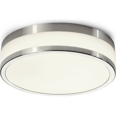 Plafonnier LED Nowodvorski Malakka blanc 18W IP44 Ø30 (1/2)