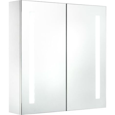 Maison Exclusive - LED-Spiegelschrank 60x14x62 cm