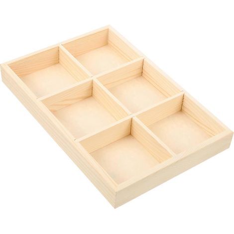 Stifteablage, Stiftehalter, Stifteorganizer, Stiftebox aus Holz, Stiftehalter – 24,5 x 16,3 x 3 cm (1/4)