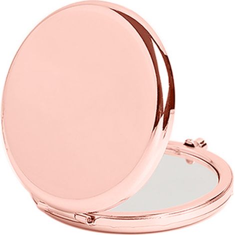 Miroir de maquillage compact pour hommes, femmes et filles, élégant miroir de voyage à glisser dans une poche, un sac à main ou un sac à main, petit miroir portable (1/5)