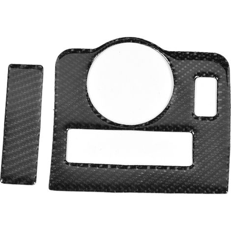 2 pièces cadre en fibre de carbone pour interrupteur de phare, compatible Ford Mustang 2009-2013 (1/5)