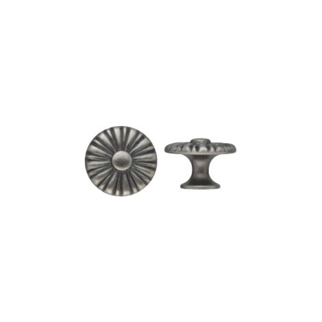Ouvre&Déco – Bouton de meuble en zamak fer patiné Ø30mm, LIBERTY