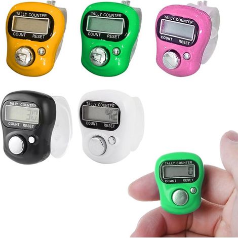Compteur, Compteur Manuel, Compteur Digital, Compteur Clicker, Compteur Numérique, Compteur Electronique, Compteur électronique, Compteur Numeration, Compte-Rangs, Compte Rang Tricot (1/5)