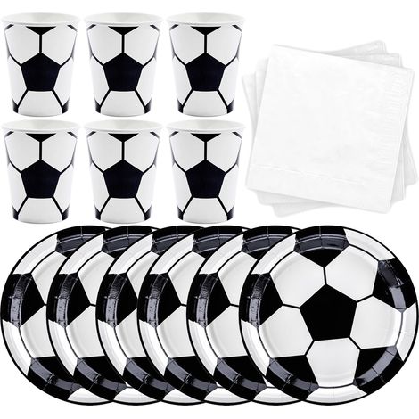 Set da calcio: piatti, tazze, tovaglioli (1/5)