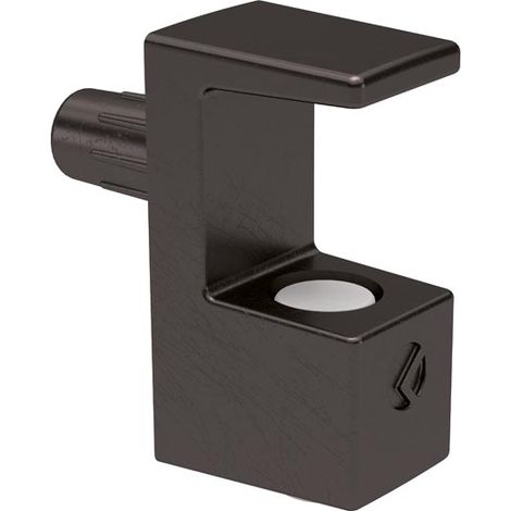 Caja de: 1 Uds. Bolsa 25 Uds Portaestante Niquel Grace Cristal 8mm C.Fij. 5mm (1/5)