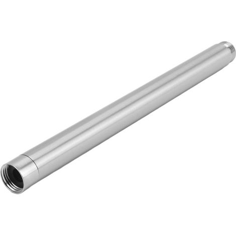 Barra de extensión para ducha, extensión de cabezal de ducha de mano de acero inoxidable de alta resistencia, resistente a la corrosión, conexión firme para hoteles (0 pulgadas) (1/5)