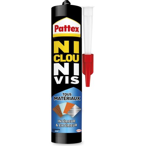 Pegamento de fijación PATTEX Ni clavo ni tornillo, 450 gr blanco PATTEX (1/2)