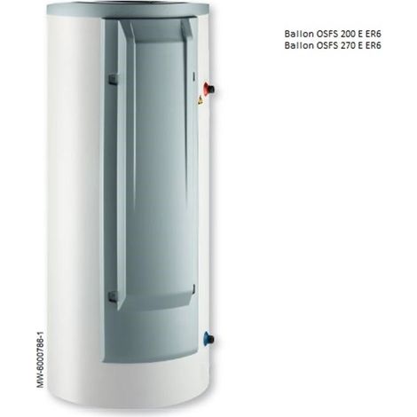 Chauffe-eau thermodynamique OERTLI OSFS E ER6 270L vertical sur socle