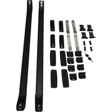 GARRYFIZH Galerie de Toit pour Voiture en Alliage d'Aluminium et Acier Inoxydable avec Patins de Protection pour Longs Voyages (1/5)