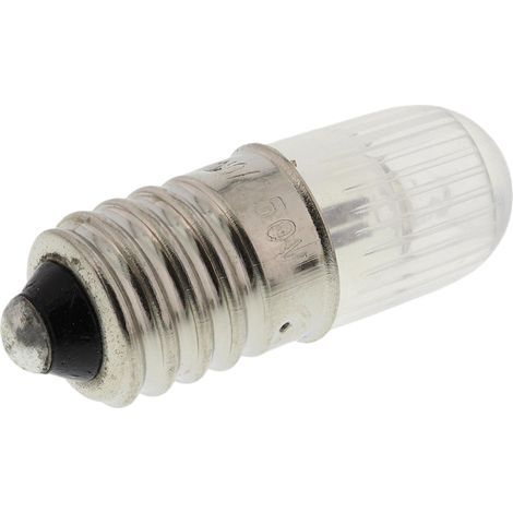 Rs Pro – Ampoule néon rouge pour voyant – Culot E10 – Tension 110/200/250 V – Courant 600 µA – Pour appareils avec indicateur lumineux (1/2)