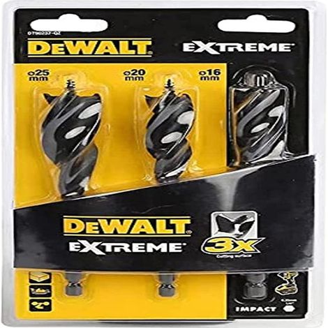 DeWalt DT90237-QZ Set di 3 punte per legno 152 mm