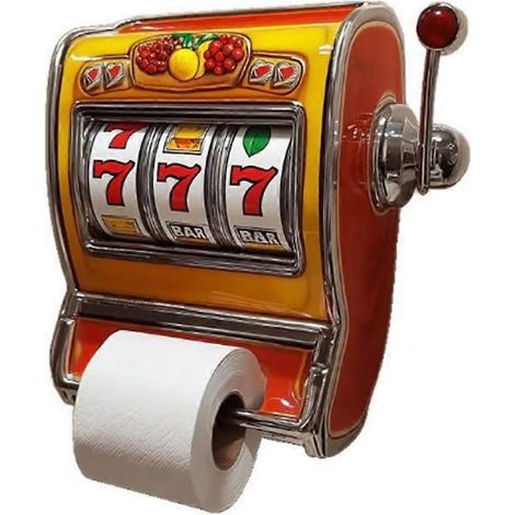 Porte-rouleau de papier toilette en forme de machine à sous, distributeur automatique (1/5)