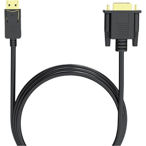 Adaptateur moniteur de haute qualité vers VGA, câble VGA (non bidirectionnel), adaptateur pour moniteur d'ordinateur, multicolore. (1/5)