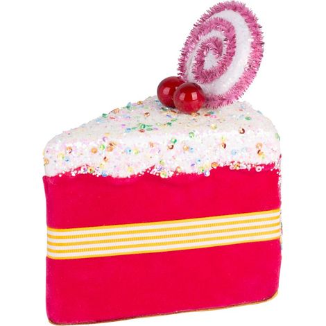 Dekoration MagicHome Weihnachten, Candy Line, Plätzchen, rosa, hängend, 13x9x15 cm (1/3)