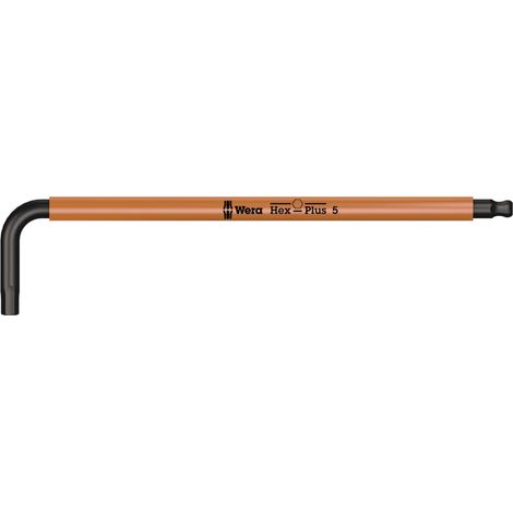 Wera 950 SPKL Winkelschlüssel Multicolour, Innen-6KT, SW 5,0 mm,, Länge 154 mm