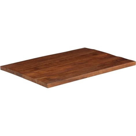 Maison Exclusive - Piano Tavolo 110x80x2,5 cm Rettangolare in Massello di Recupero (1/5)