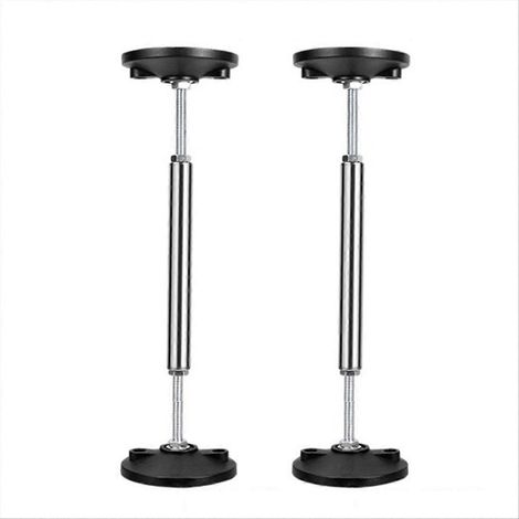 Tige de support télescopique en acier inoxydable, réglable de 30 à 45 cm (2 pièces) (1/5)