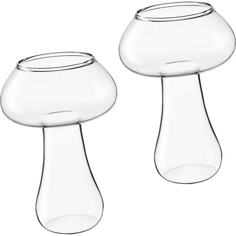 Pieces Mushroom Cup Drinking Glasses Port Glasses Paper Cups (1/5)